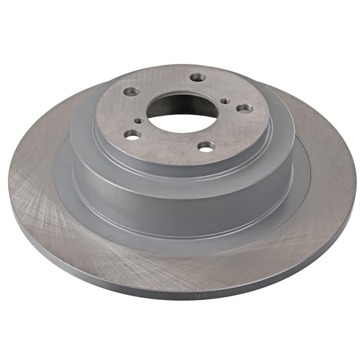 SWAG 87 92 8444 Rear brake disc, non-ventilated 87928444