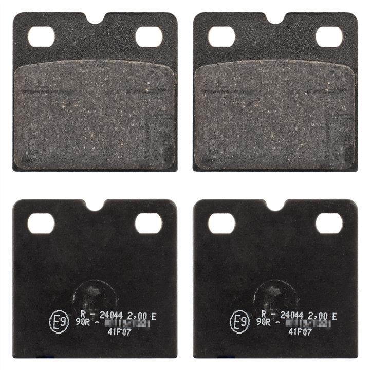 SWAG 99 11 6087 Rear disc brake pads, set 99116087