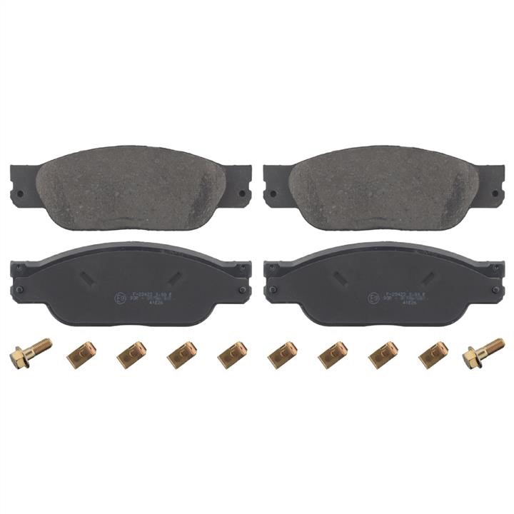 SWAG 99 11 6088 Front disc brake pads, set 99116088