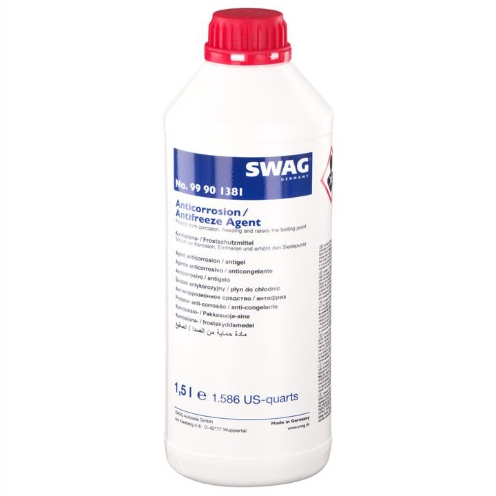 SWAG 99 90 1381 Antifreeze concentrate G12 ANTIFREEZE, red, 1.5 l 99901381