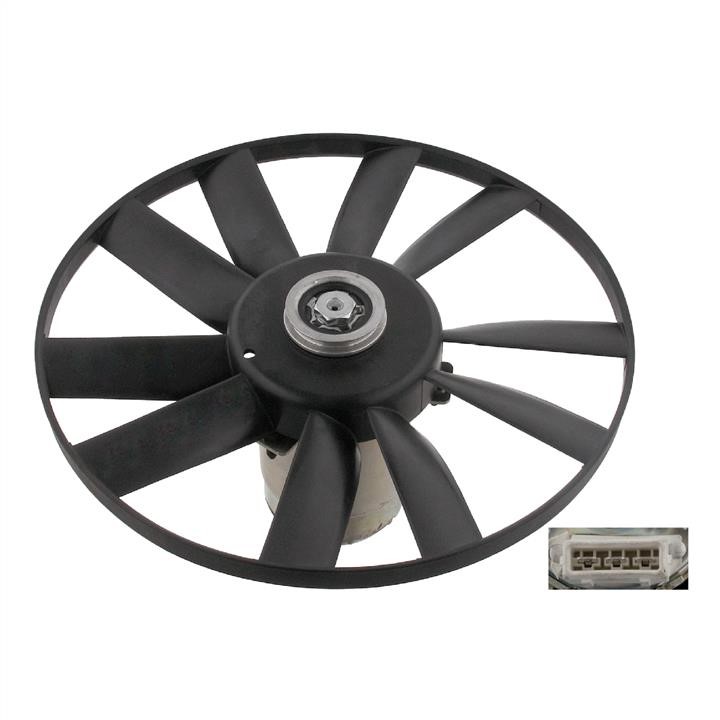 SWAG 30 93 2631 Hub, engine cooling fan wheel 30932631