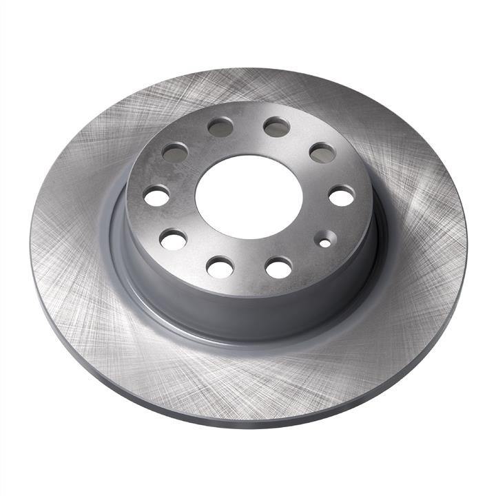 SWAG 30 93 6128 Rear brake disc, non-ventilated 30936128