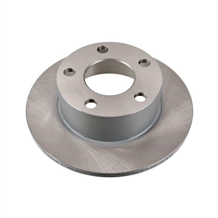 SWAG 32 90 9075 Rear brake disc, non-ventilated 32909075