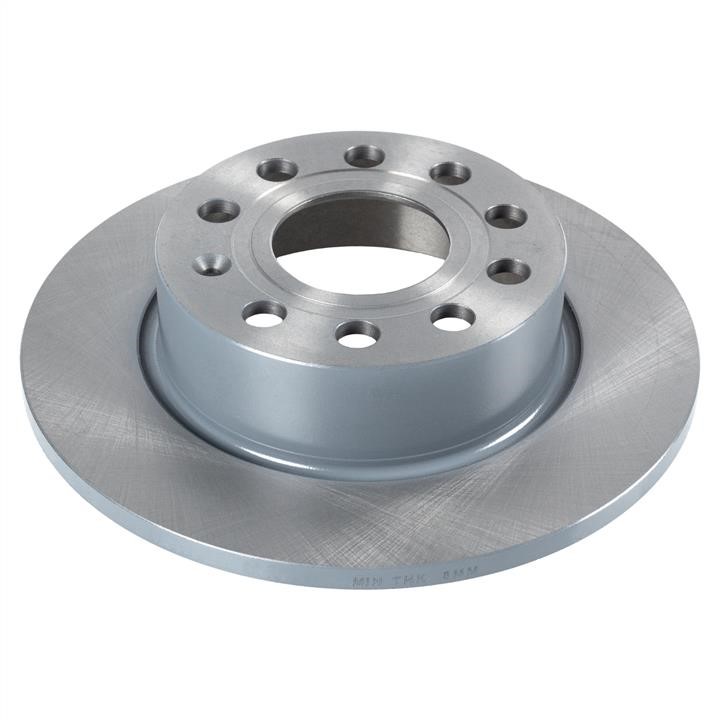 SWAG 32 92 3240 Rear brake disc, non-ventilated 32923240