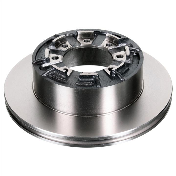 SWAG 37 91 7349 Rear brake disc, non-ventilated 37917349
