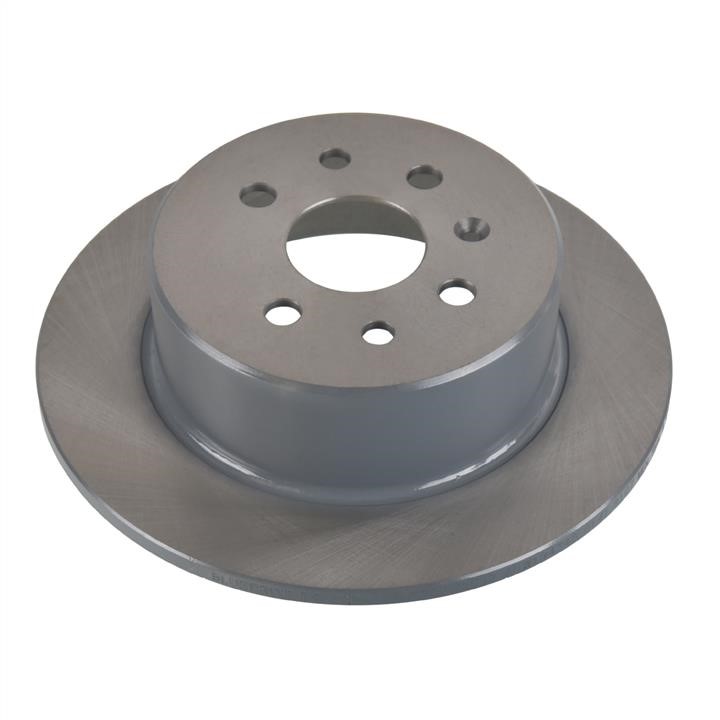 SWAG 40 90 2553 Rear brake disc, non-ventilated 40902553