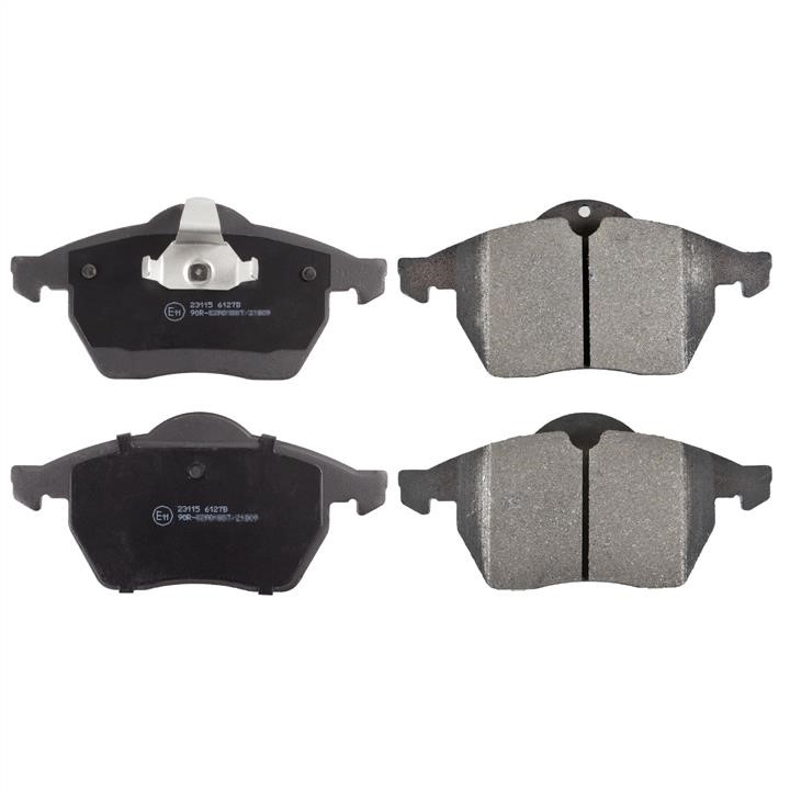SWAG 40 91 6107 Front disc brake pads, set 40916107