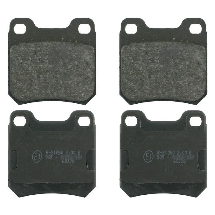 SWAG 40 91 6133 Rear disc brake pads, set 40916133