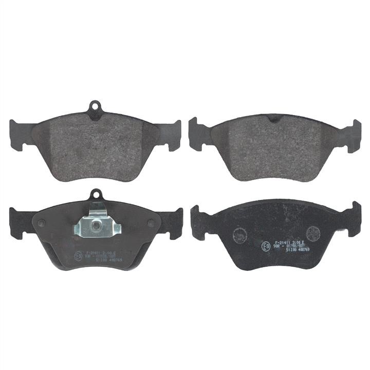 SWAG 40 91 6234 Front disc brake pads, set 40916234