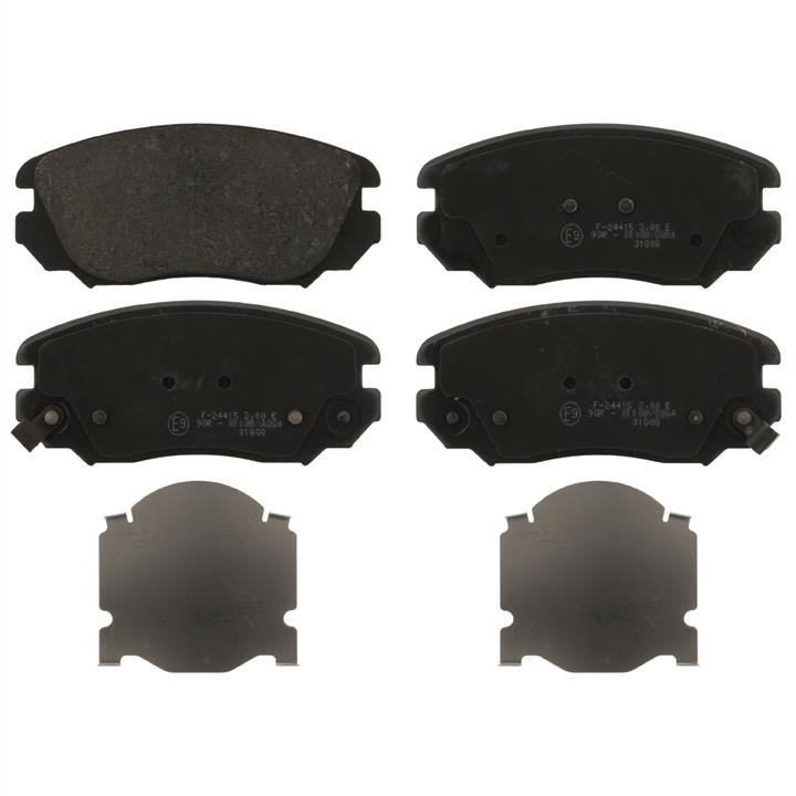 SWAG 40 91 6895 Front disc brake pads, set 40916895