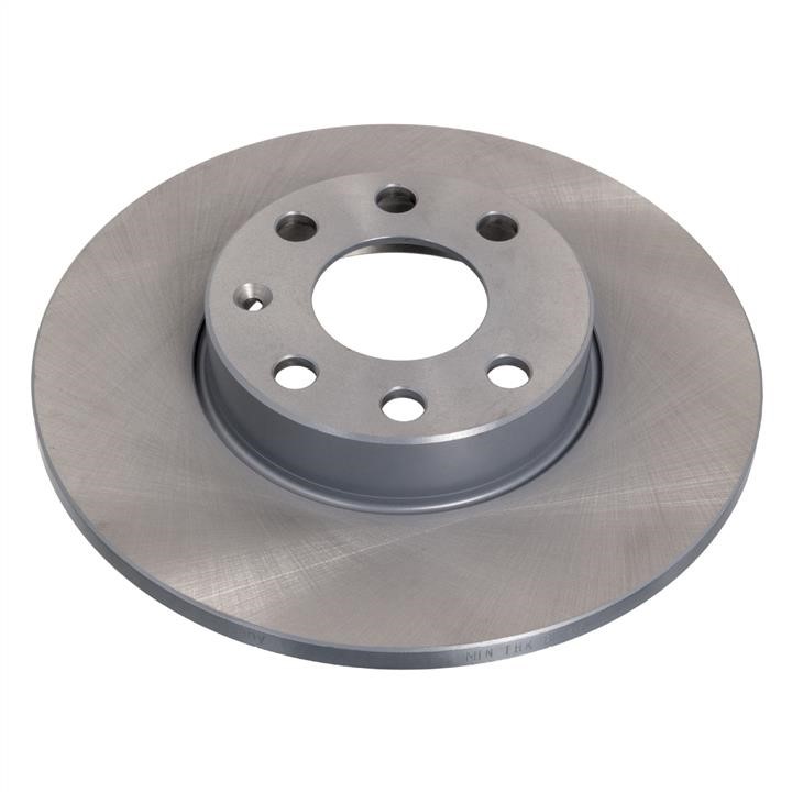 SWAG 40 91 7209 Unventilated front brake disc 40917209