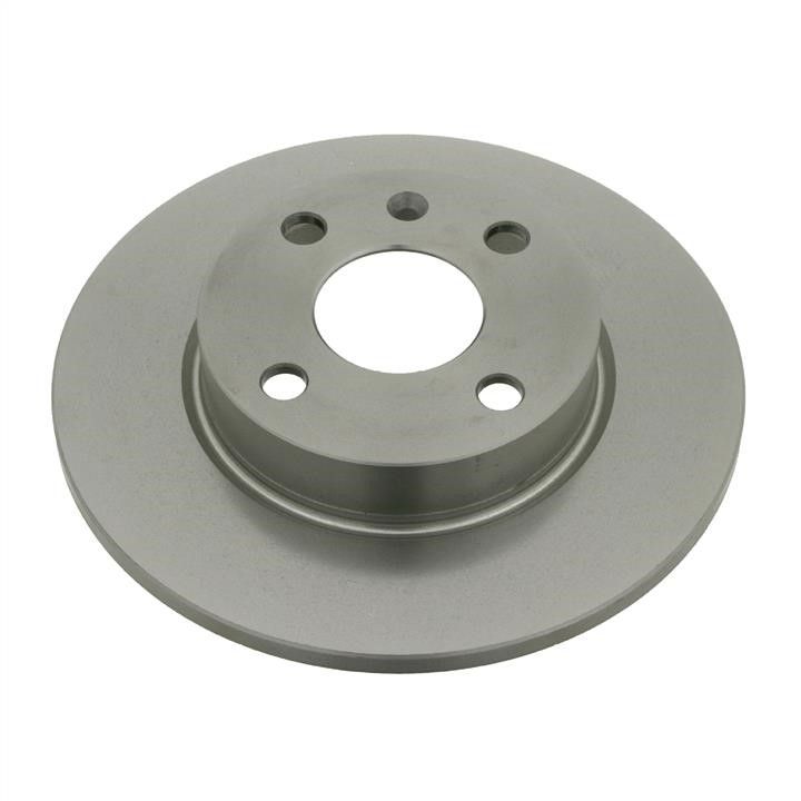 SWAG 40 92 3553 Rear brake disc, non-ventilated 40923553