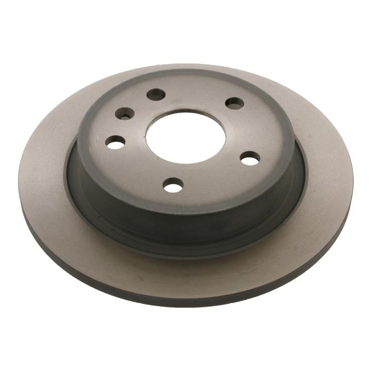 SWAG 40 93 9187 Rear brake disc, non-ventilated 40939187