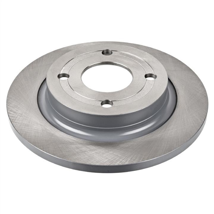 SWAG 50 10 5850 Rear brake disc, non-ventilated 50105850