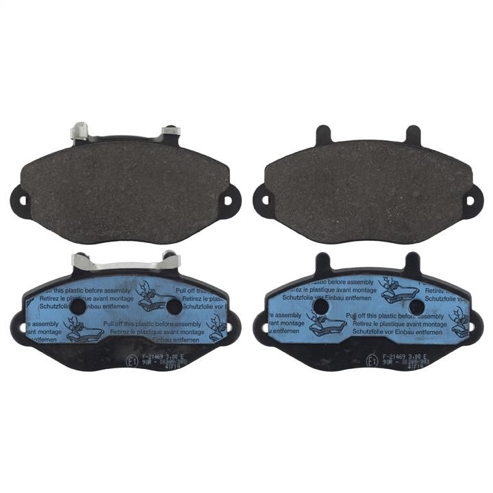 SWAG 50 11 6070 Front disc brake pads, set 50116070