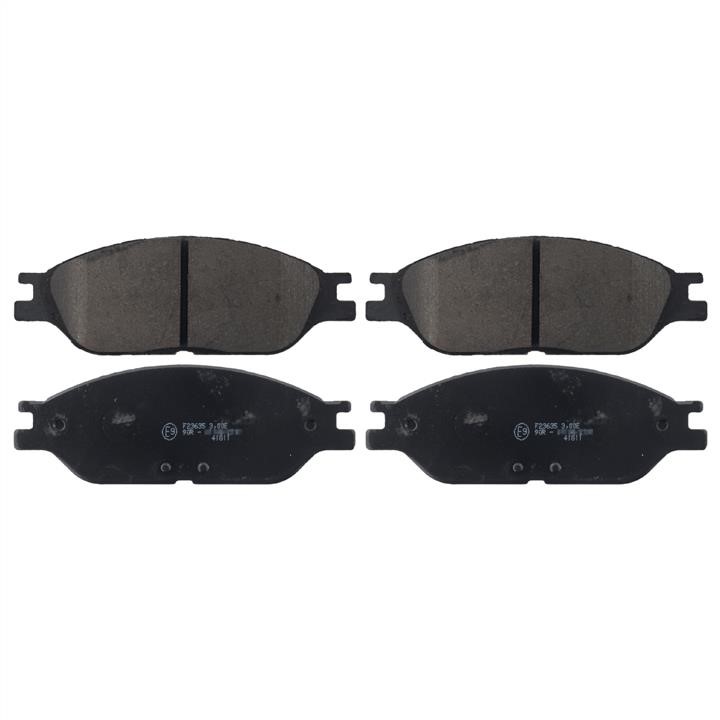 SWAG 50 11 6072 Front disc brake pads, set 50116072
