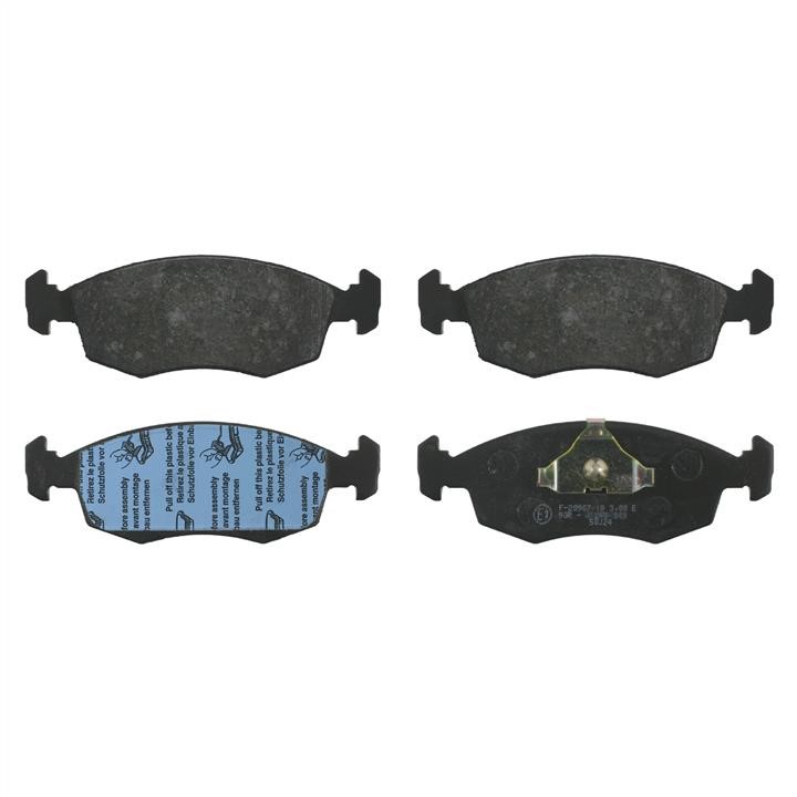 SWAG 50 91 6021 Front disc brake pads, set 50916021