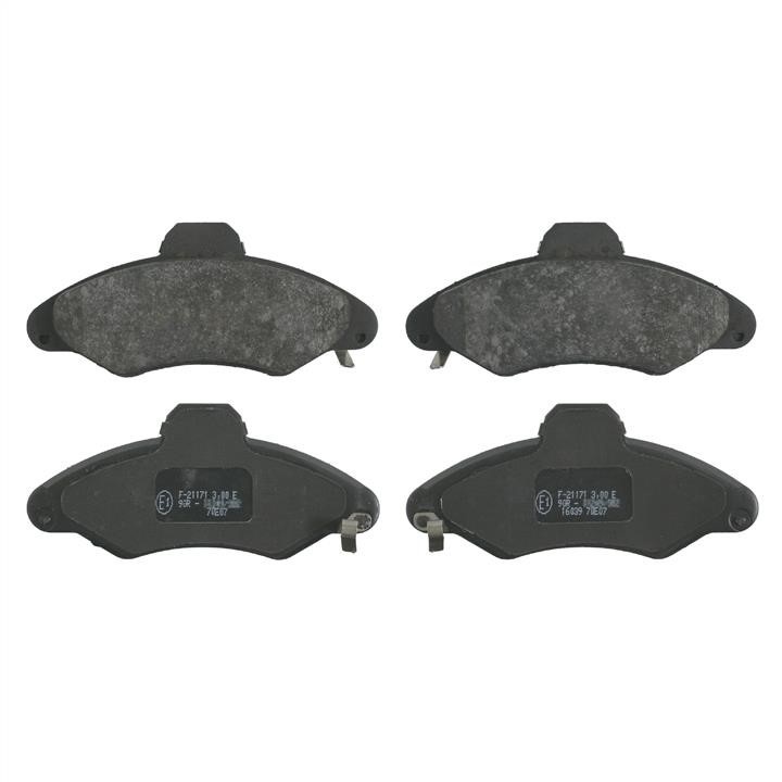 SWAG 50 91 6039 Front disc brake pads, set 50916039