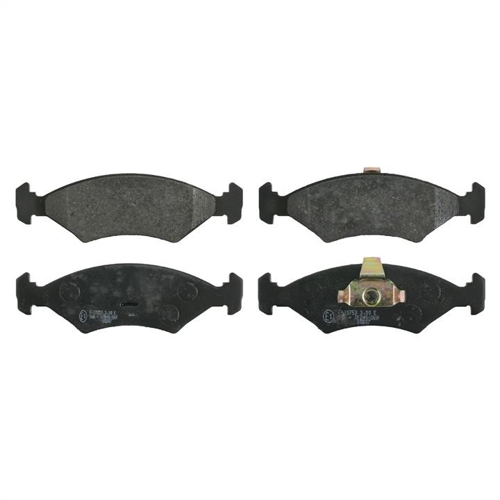 SWAG 50 91 6040 Front disc brake pads, set 50916040