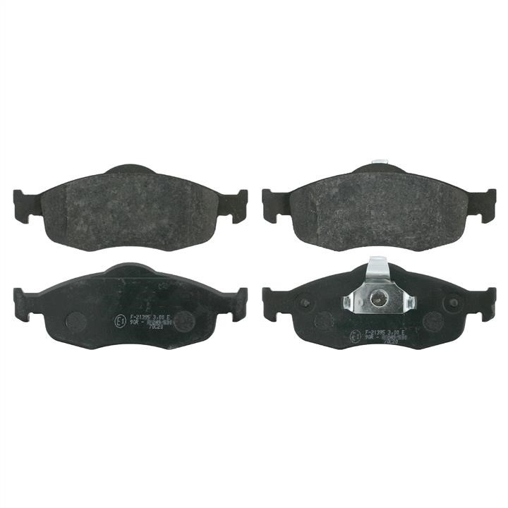 SWAG 50 91 6202 Front disc brake pads, set 50916202