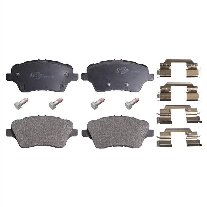 SWAG 50 91 6940 Front disc brake pads, set 50916940