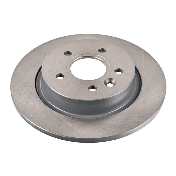 SWAG 55 10 5714 Rear brake disc, non-ventilated 55105714