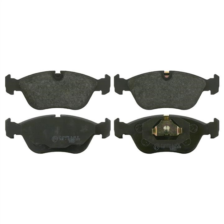 SWAG 55 91 6212 Front disc brake pads, set 55916212