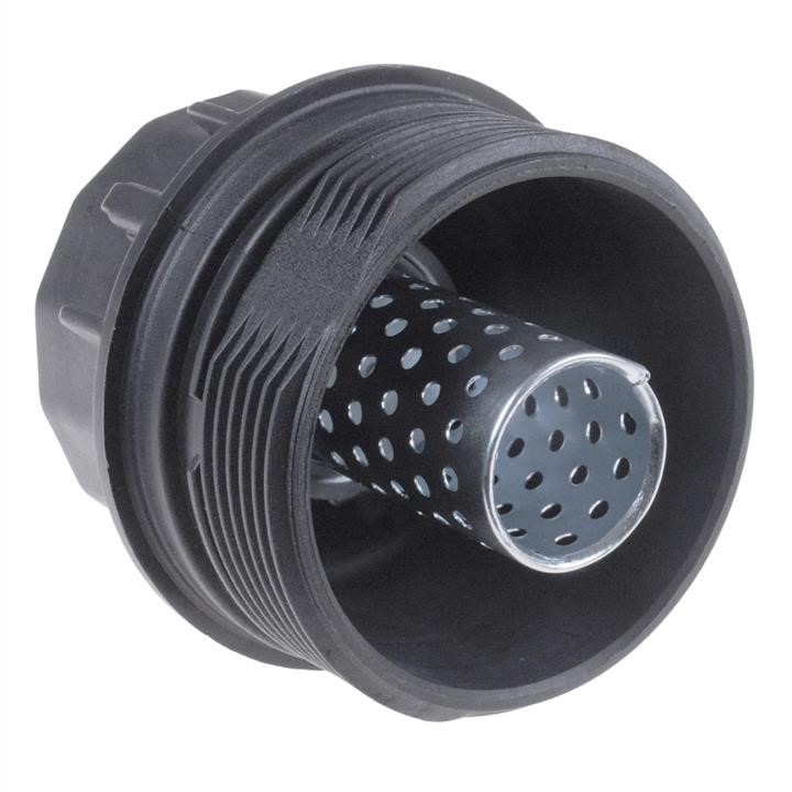Engine lubrication system Toyota: 109550 febi Cap, oil filter housing