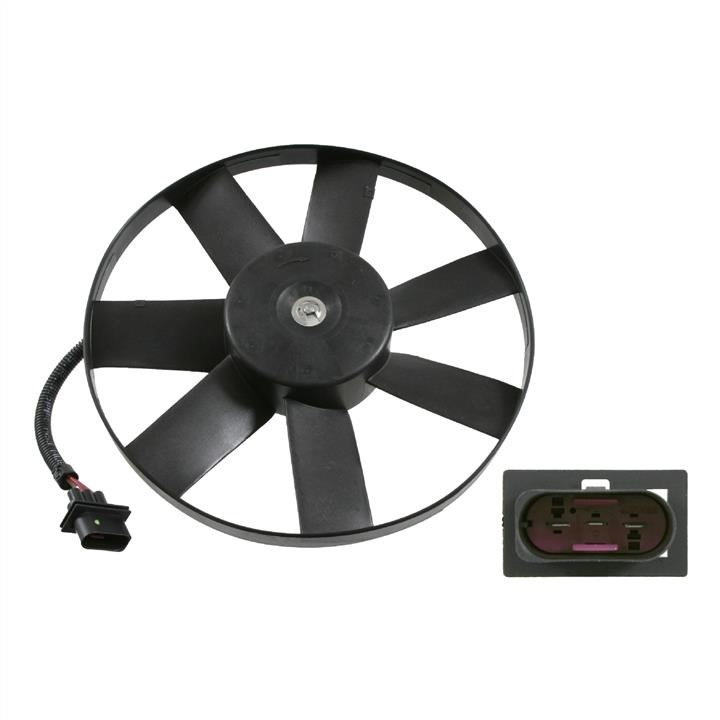 febi 14748 Hub, engine cooling fan wheel 14748