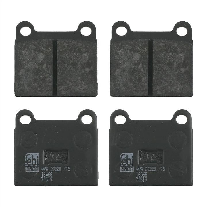 febi 16068 Brake Pad Set, disc brake 16068