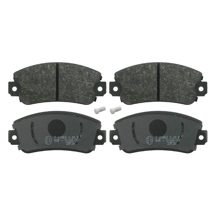 febi 16077 Brake Pad Set, disc brake 16077