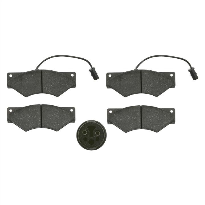 febi 16600 Brake Pad Set, disc brake 16600