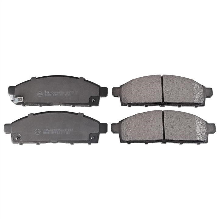 Brake pad kit Fiat Fullback: 16624 febi Brake pad set