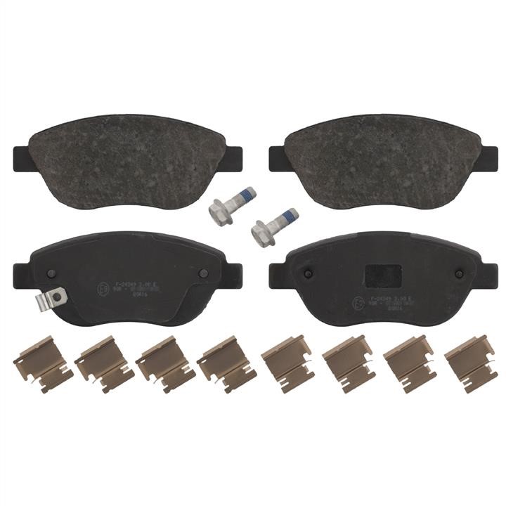 Brake pad Opel Corsa D: 16630 febi Brake pad set