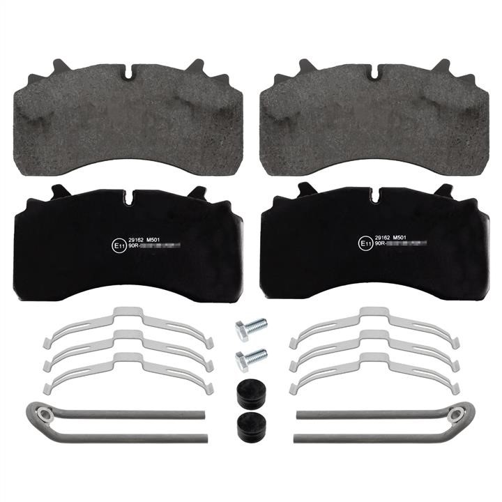 febi 16636 Rear disc brake pads, set 16636