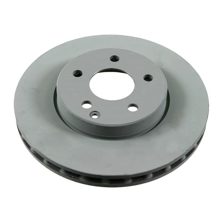 Front brake disc ventilated febi 22156
