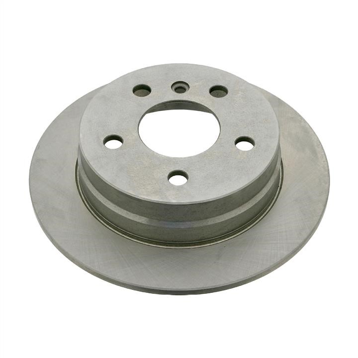 Rear brake disc, non-ventilated febi 24750