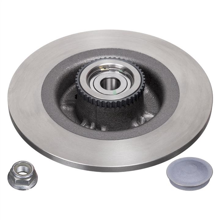 febi 24290 Rear brake disc, non-ventilated 24290