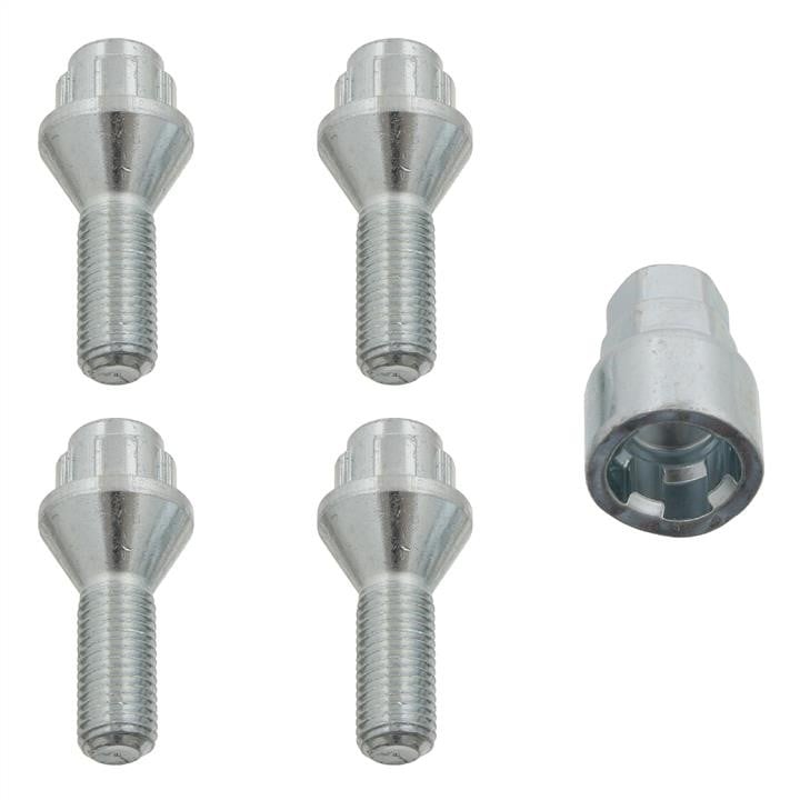 27049 febi Secret Bolt for Wheel, set (4 bolts &amp;amp; key)