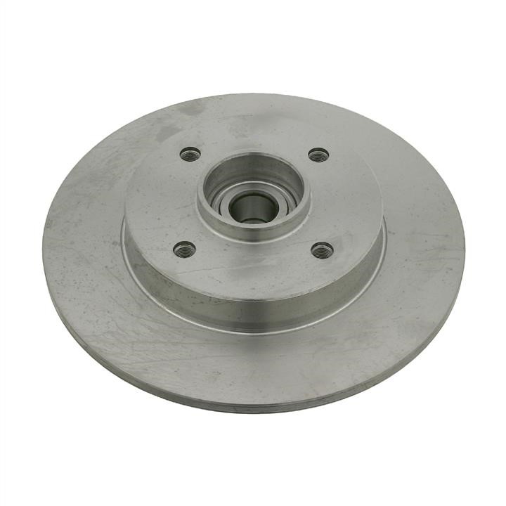 febi 27201 Rear brake disc, non-ventilated 27201