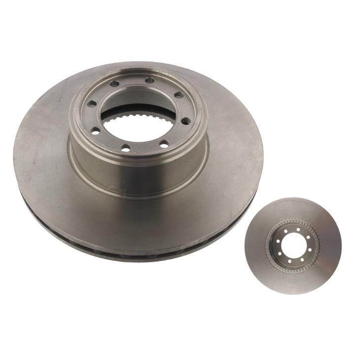 Brake discs Iveco: 35338 febi Rear vented brake disc