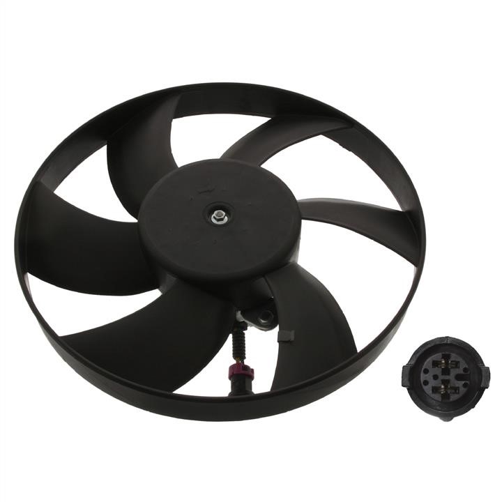 febi 37912 Hub, engine cooling fan wheel 37912