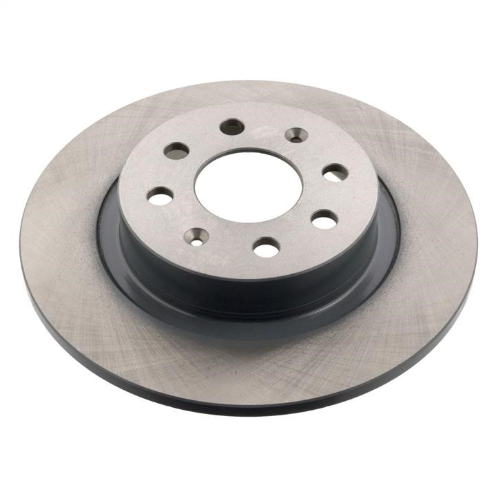 febi 43837 Rear brake disc, non-ventilated 43837
