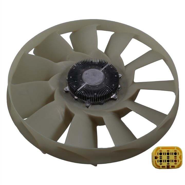 febi 47778 Hub, engine cooling fan wheel 47778