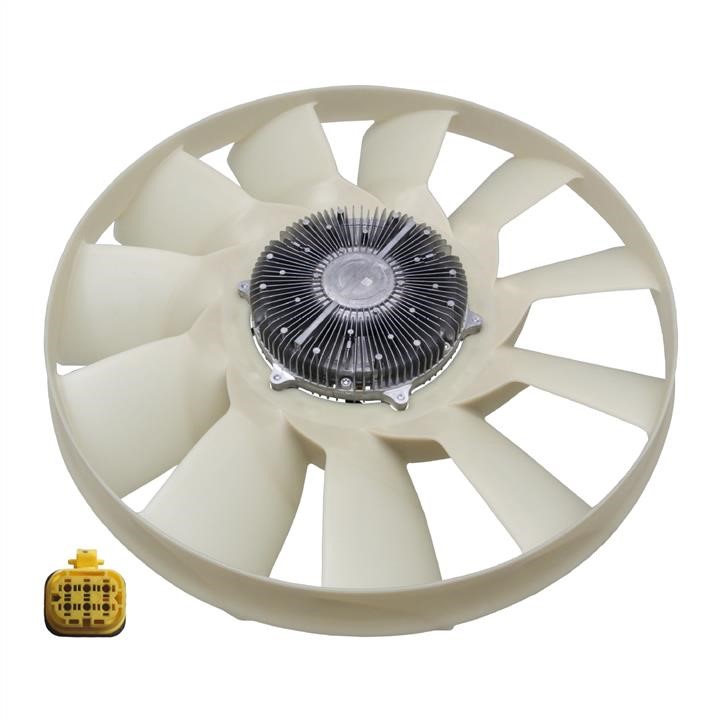 febi 48298 Hub, engine cooling fan wheel 48298