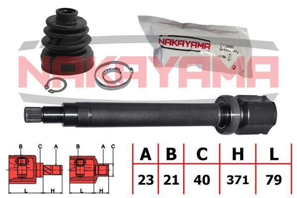 Nakayama NJ7223NY CV joint (CV joint), inner right, set NJ7223NY