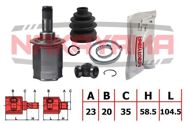 Nakayama NJ7793NY CV joint NJ7793NY