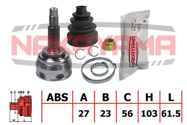 Nakayama NJ920NY Constant velocity joint (CV joint), outer, set NJ920NY