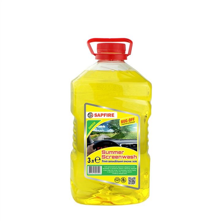 Sapfire 400502 Summer windshield washer fluid, Lemon, 3l 400502