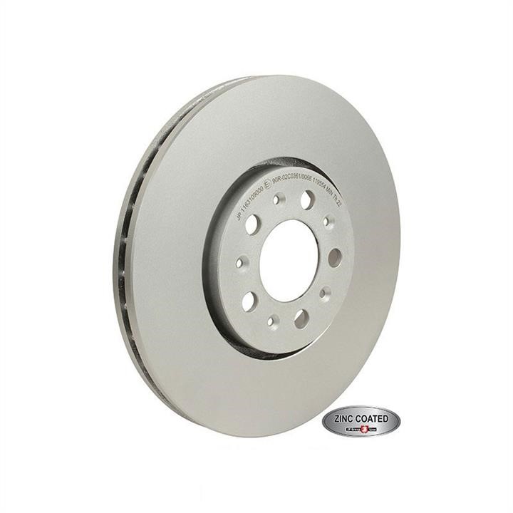 Jp Group 1163109000 Front brake disc ventilated 1163109000